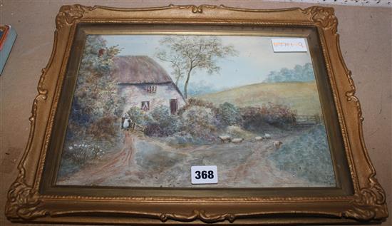 Annie Edna Grove, landscape watercolour